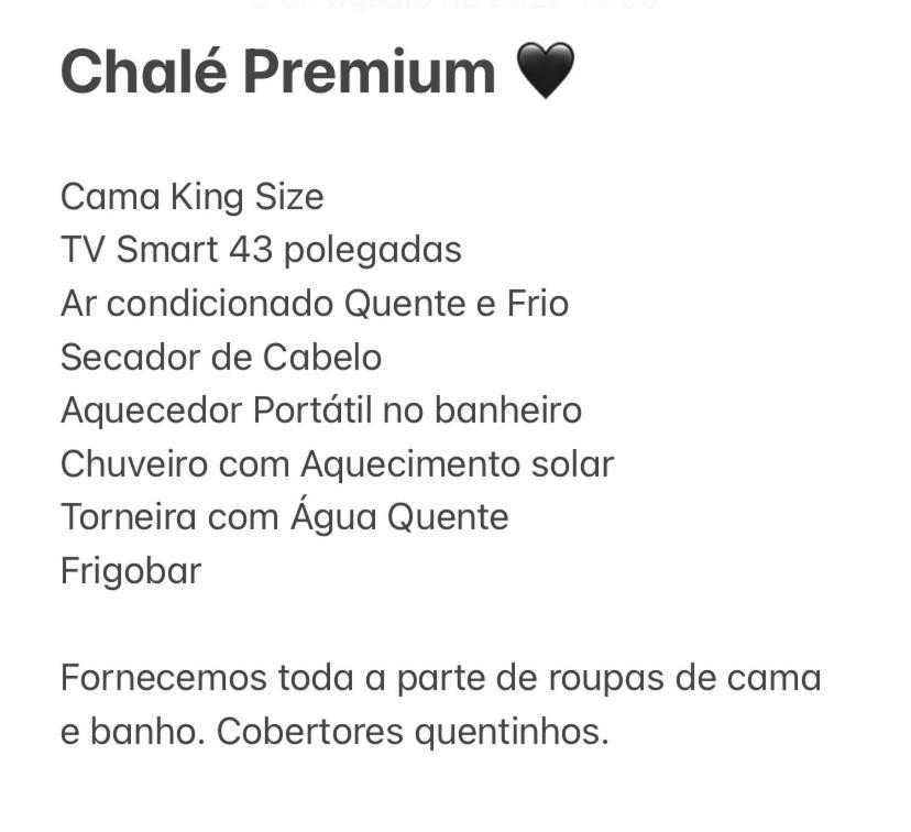 Aconchego Do Sereno Exclusive Chales 우루비시 외부 사진