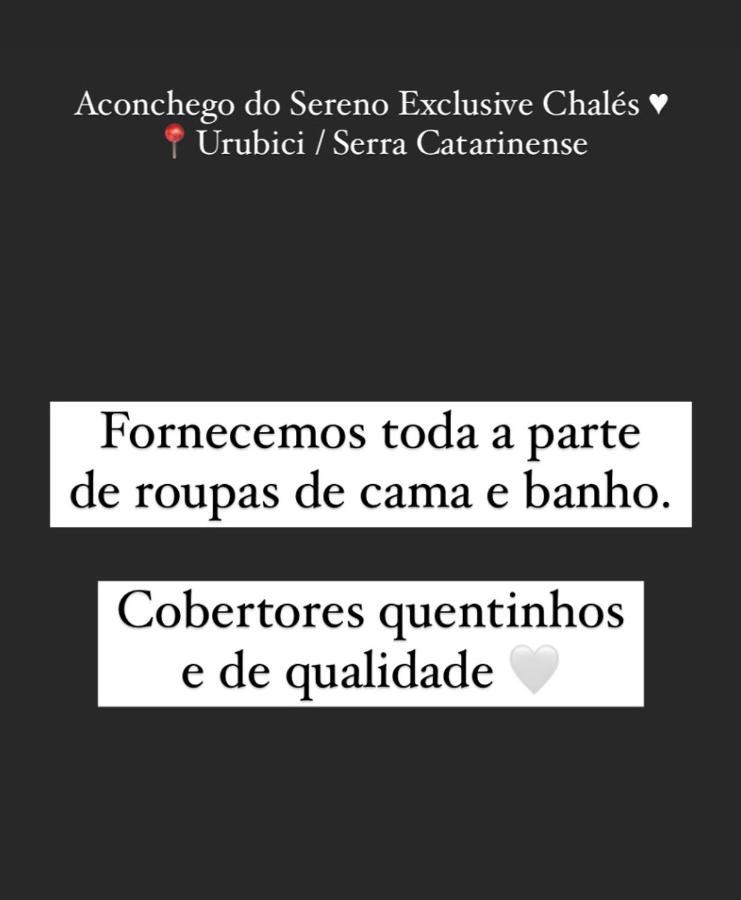 Aconchego Do Sereno Exclusive Chales 우루비시 외부 사진